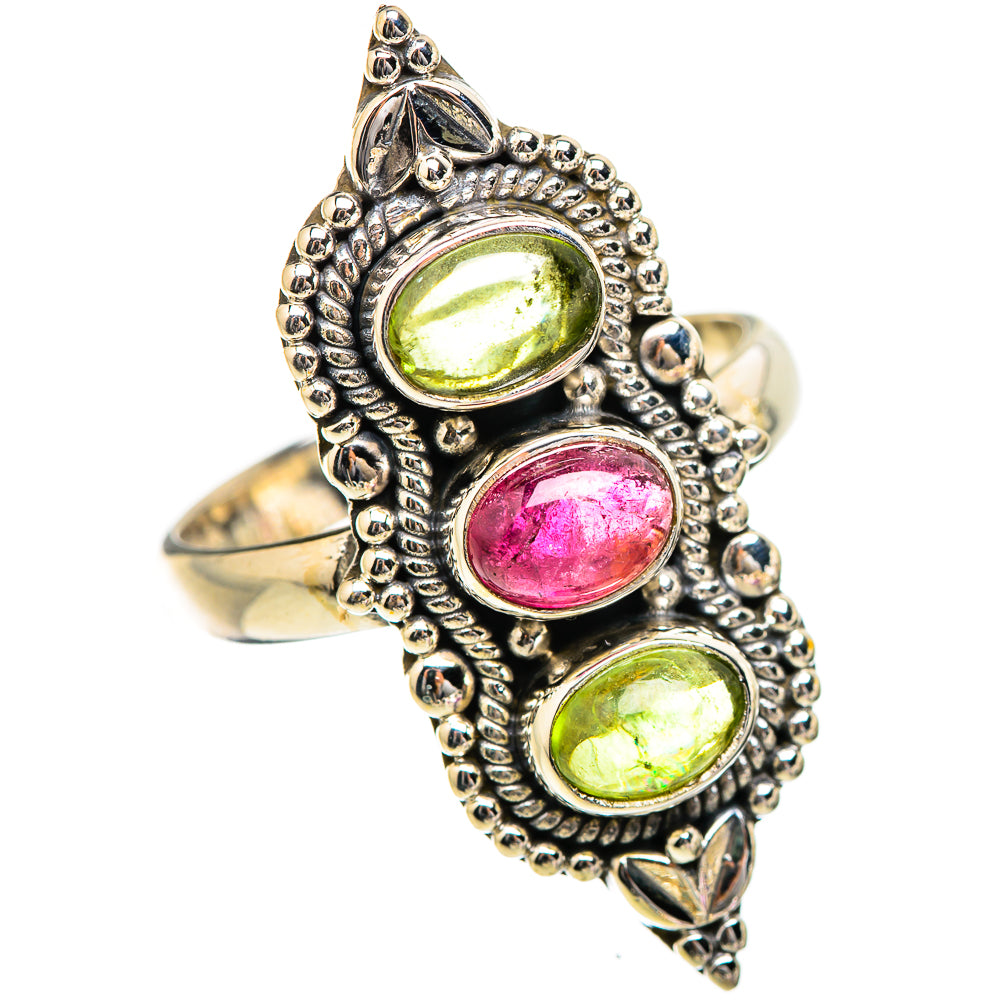 Tourmaline Rings handcrafted by Ana Silver Co - RING130467 - Photo 2