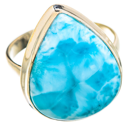 Larimar Rings handcrafted by Ana Silver Co - RING130471 - Photo 2