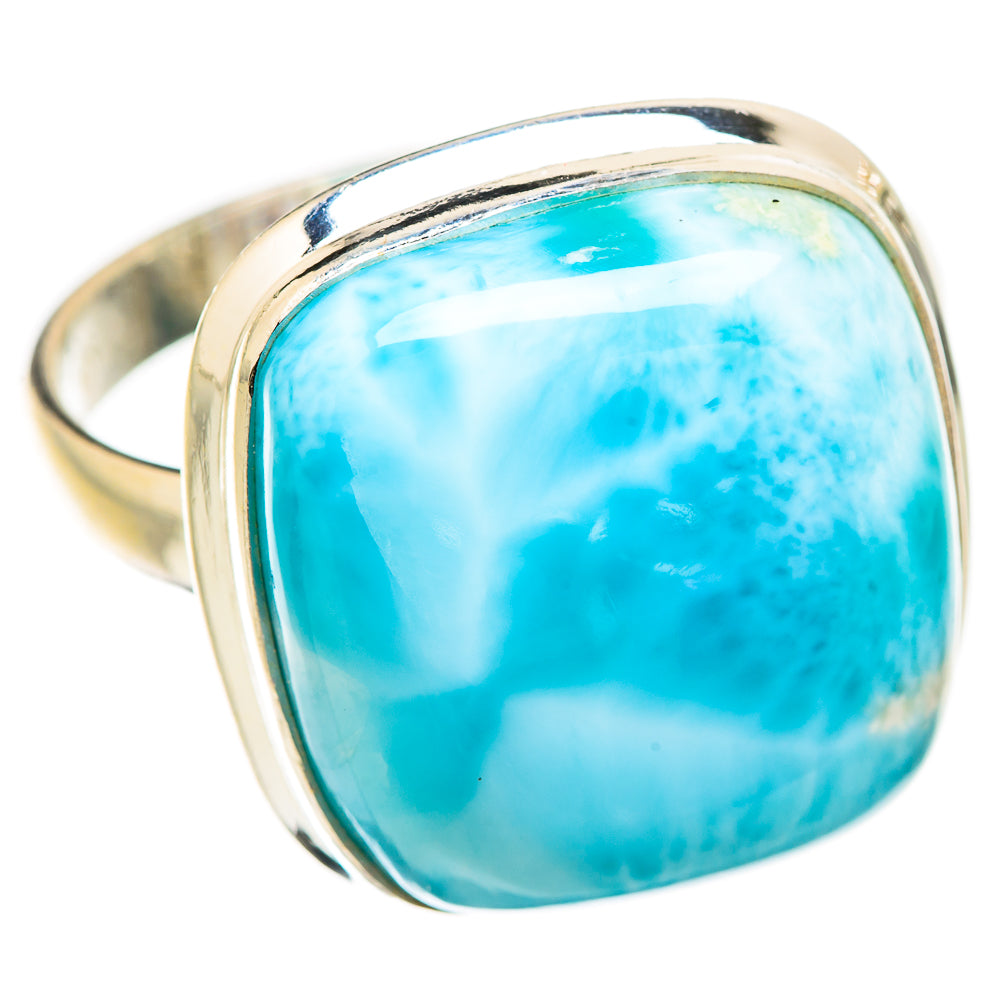 Larimar Rings handcrafted by Ana Silver Co - RING130476 - Photo 2