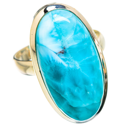 Larimar Rings handcrafted by Ana Silver Co - RING130478 - Photo 2