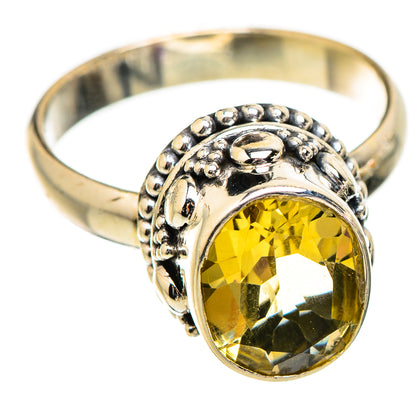 Citrine Rings handcrafted by Ana Silver Co - RING130483 - Photo 2
