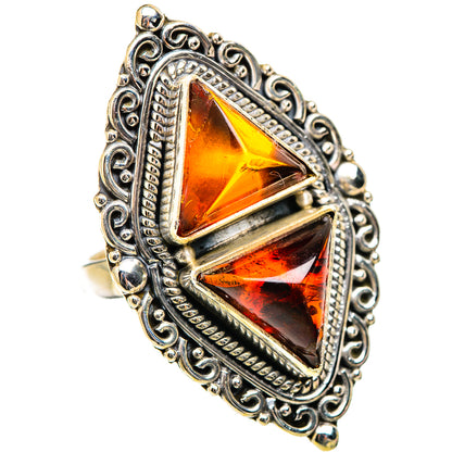 Baltic Amber Rings handcrafted by Ana Silver Co - RING130488 - Photo 2