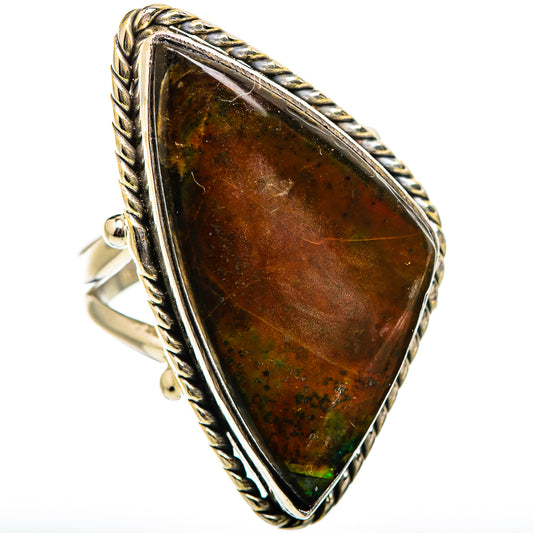 Ammolite Rings handcrafted by Ana Silver Co - RING130492 - Photo 2