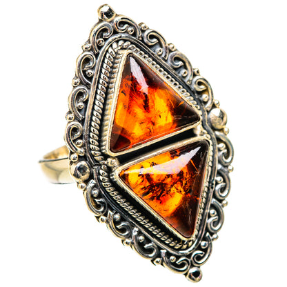 Baltic Amber Rings handcrafted by Ana Silver Co - RING130514 - Photo 2