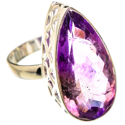 Amethyst Rings handcrafted by Ana Silver Co - RING130517 - Photo 2