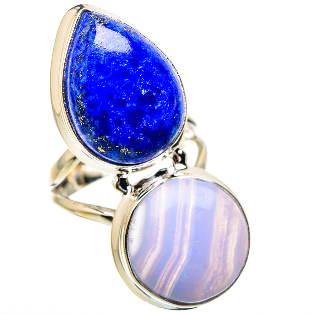Lapis Lazuli Rings handcrafted by Ana Silver Co - RING130530 - Photo 2