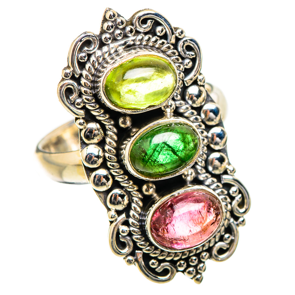 Tourmaline Rings handcrafted by Ana Silver Co - RING130536 - Photo 2