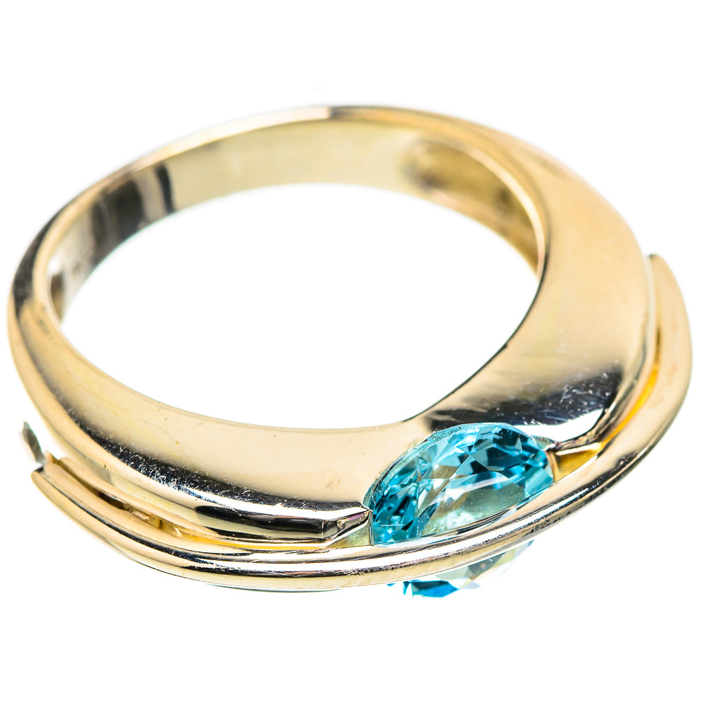 Blue Topaz Rings handcrafted by Ana Silver Co - RING130548 - Photo 2