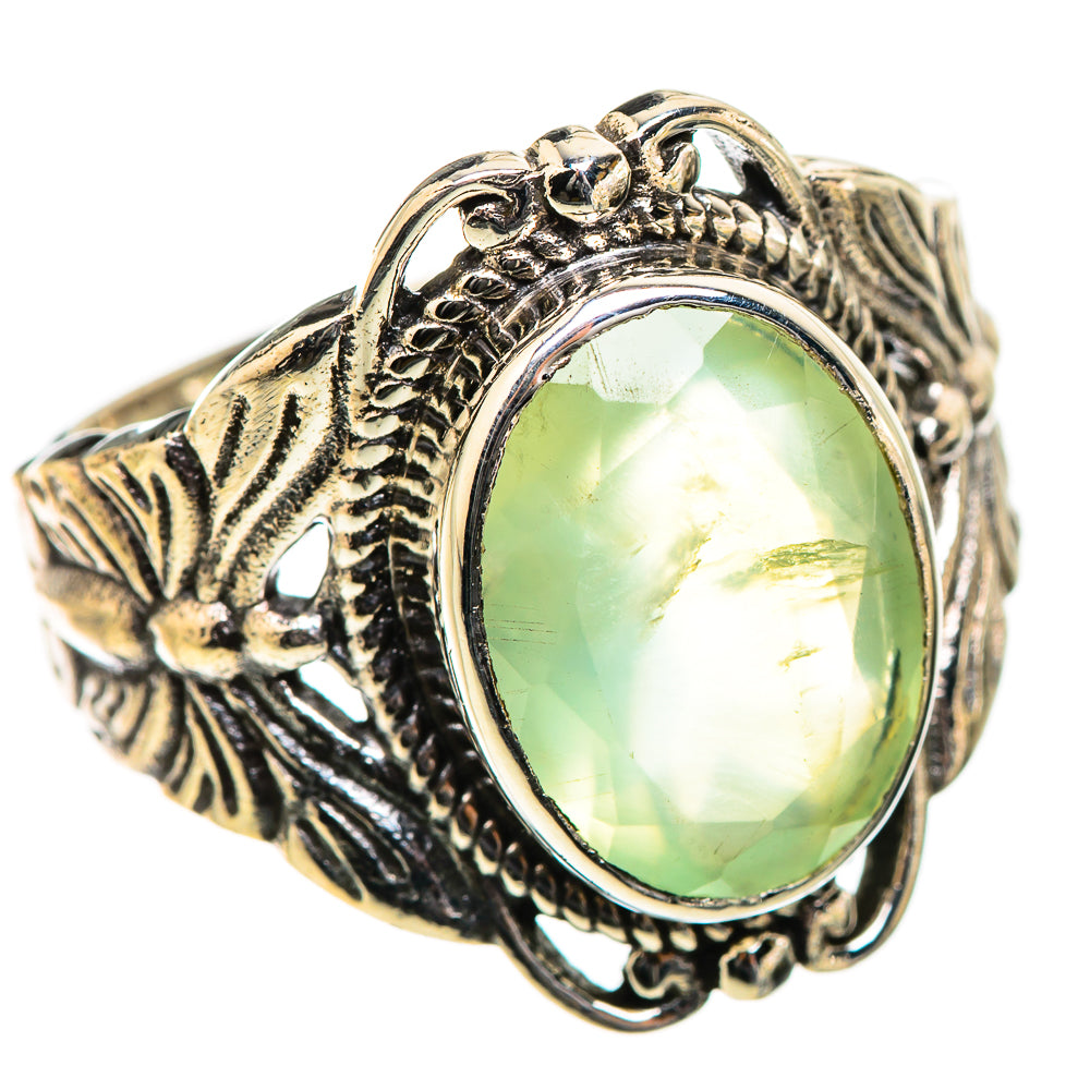 Prehnite Rings handcrafted by Ana Silver Co - RING130551 - Photo 2