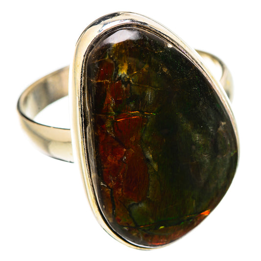 Ammolite Rings handcrafted by Ana Silver Co - RING130559 - Photo 2
