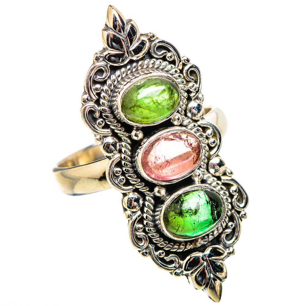 Tourmaline Rings handcrafted by Ana Silver Co - RING130560 - Photo 2