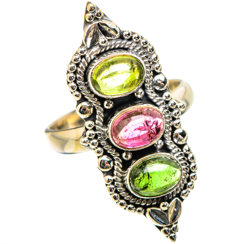 Tourmaline Rings handcrafted by Ana Silver Co - RING130561 - Photo 2