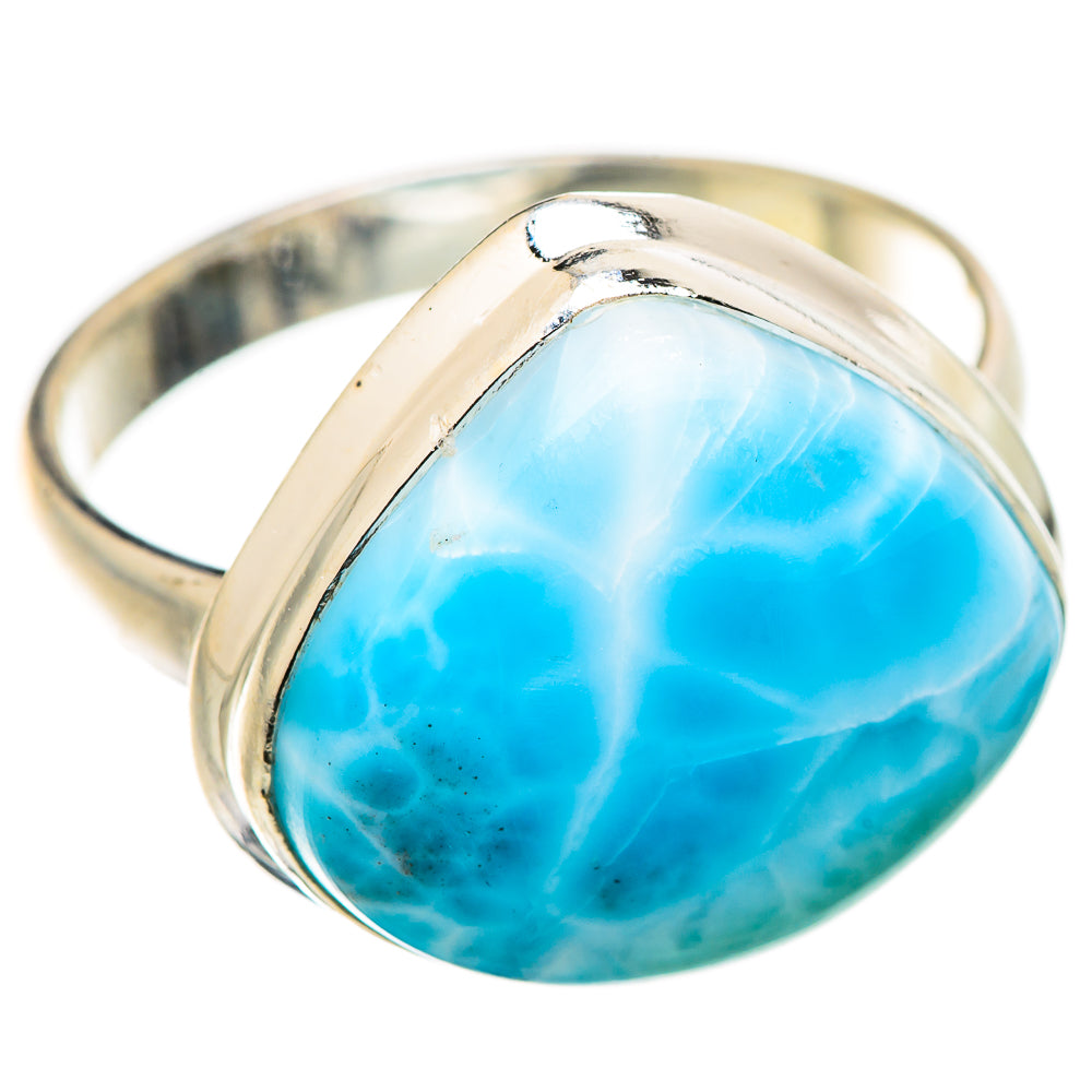 Larimar Rings handcrafted by Ana Silver Co - RING130565 - Photo 2