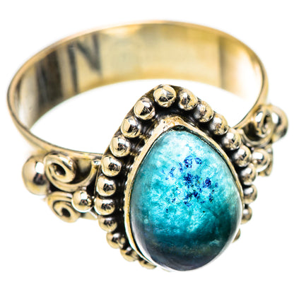 Blue Fluorite Rings handcrafted by Ana Silver Co - RING130568 - Photo 2
