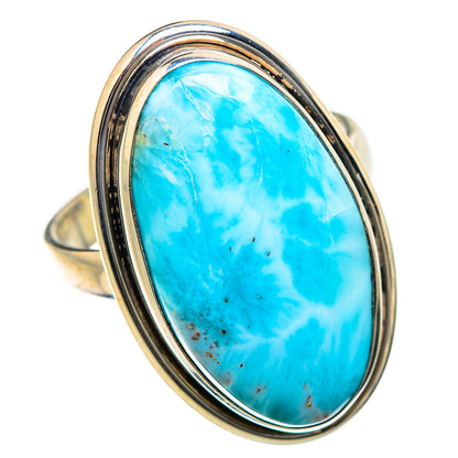 Larimar Rings handcrafted by Ana Silver Co - RING130573 - Photo 2
