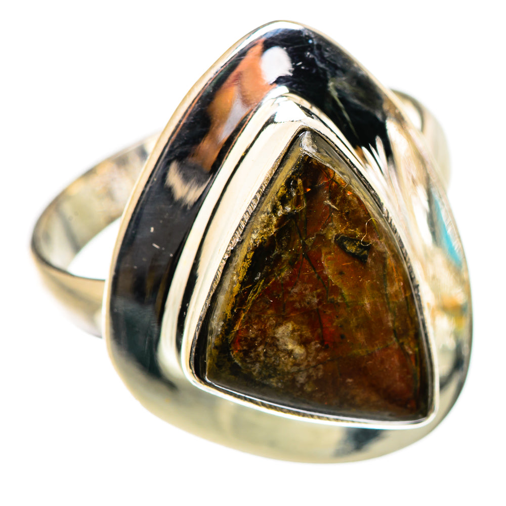 Ammolite Rings handcrafted by Ana Silver Co - RING130582 - Photo 2