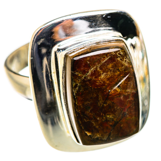 Ammolite Rings handcrafted by Ana Silver Co - RING130583 - Photo 2