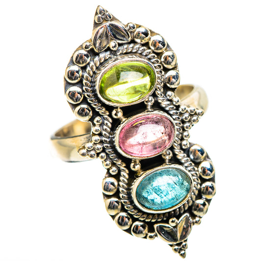 Ammolite Rings handcrafted by Ana Silver Co - RING130584 - Photo 2