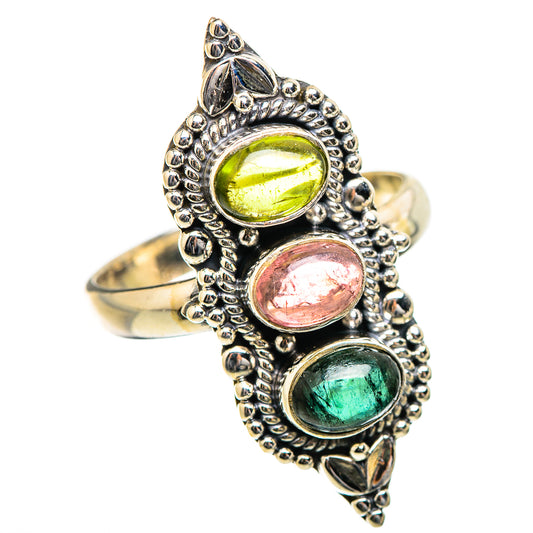 Ammolite Rings handcrafted by Ana Silver Co - RING130585 - Photo 2
