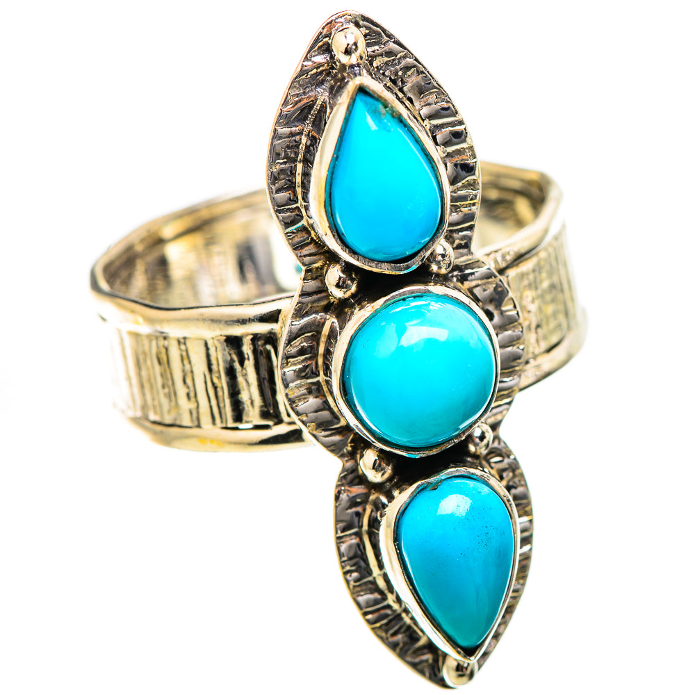 Larimar Rings handcrafted by Ana Silver Co - RING130591 - Photo 2