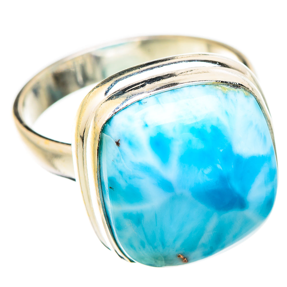 Larimar Rings handcrafted by Ana Silver Co - RING130593 - Photo 2