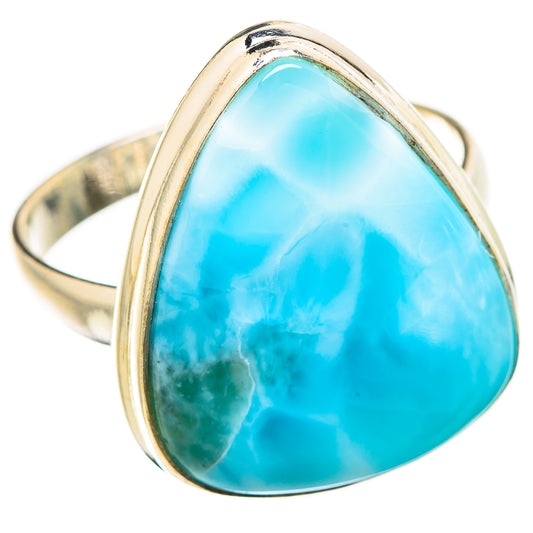 Larimar Rings handcrafted by Ana Silver Co - RING130594 - Photo 2