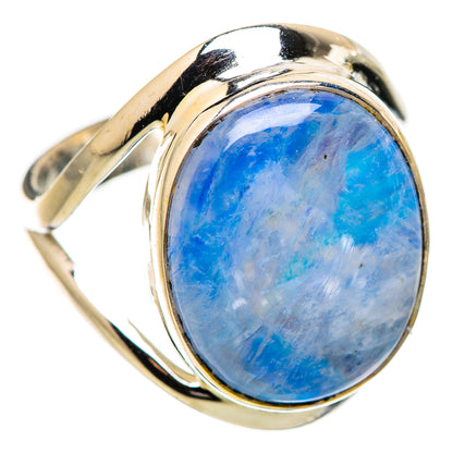 Rainbow Moonstone Rings handcrafted by Ana Silver Co - RING130598 - Photo 2
