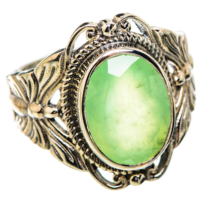 Prehnite Rings handcrafted by Ana Silver Co - RING130607 - Photo 2