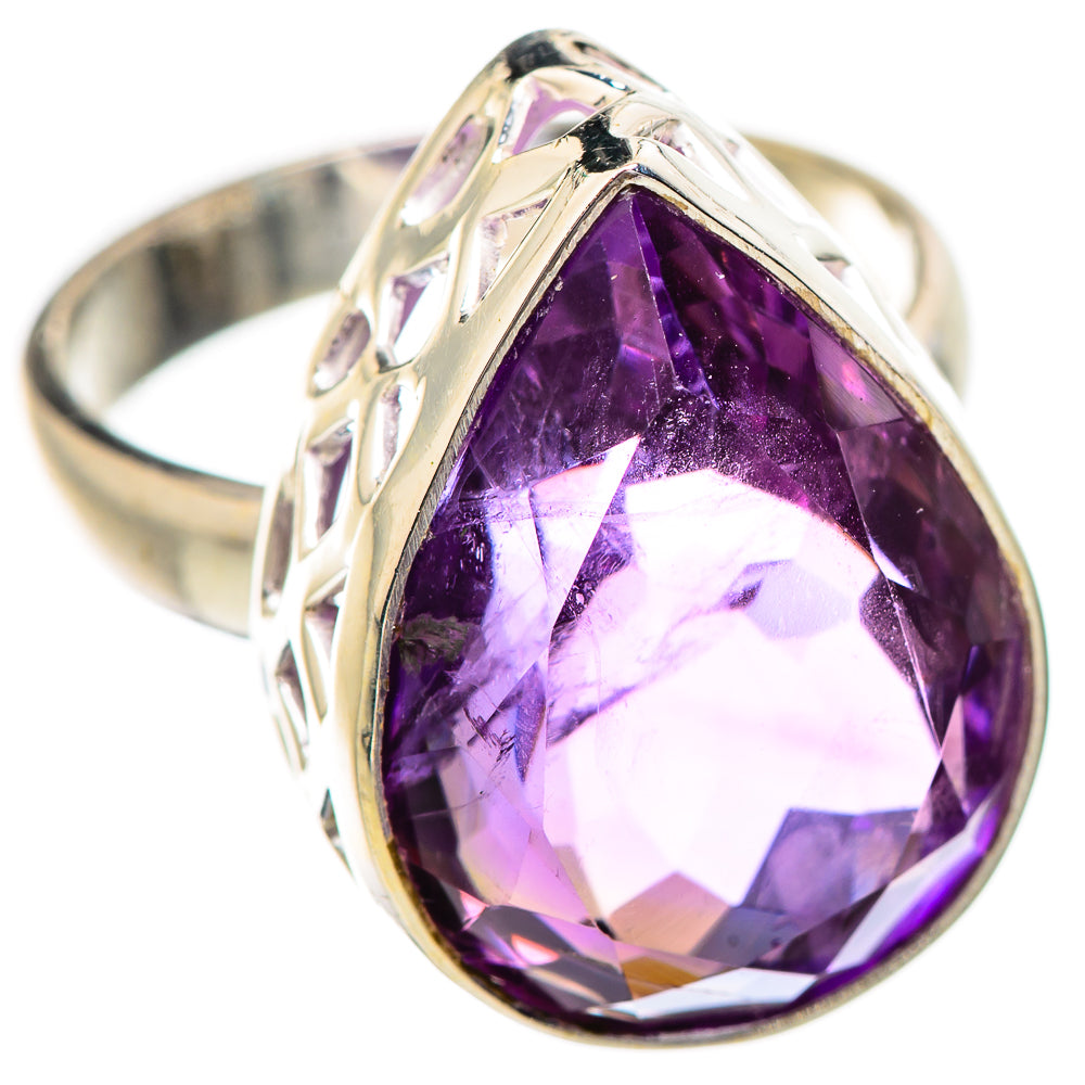 Amethyst Rings handcrafted by Ana Silver Co - RING130615 - Photo 2
