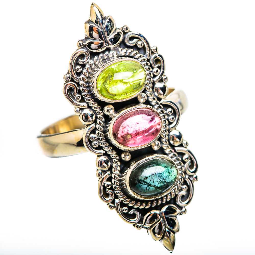 Tourmaline Rings handcrafted by Ana Silver Co - RING130618 - Photo 2
