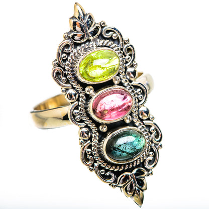 Tourmaline Rings handcrafted by Ana Silver Co - RING130618 - Photo 2