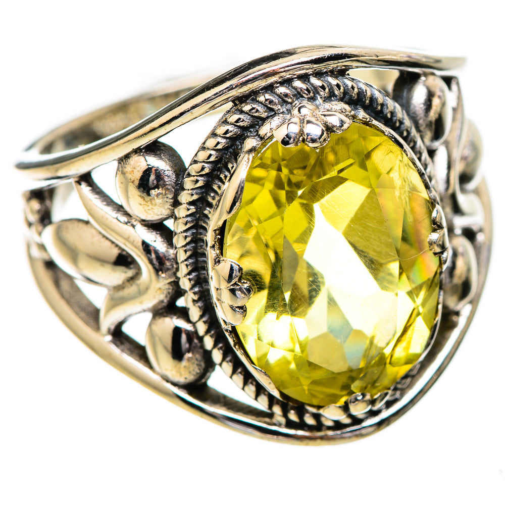 Citrine Rings handcrafted by Ana Silver Co - RING130623 - Photo 2