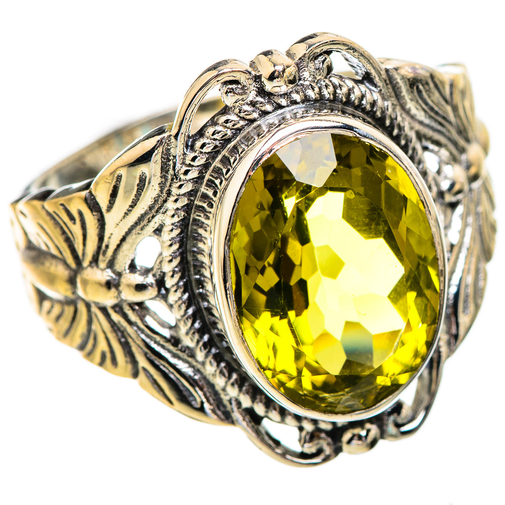 Citrine Rings handcrafted by Ana Silver Co - RING130624 - Photo 2