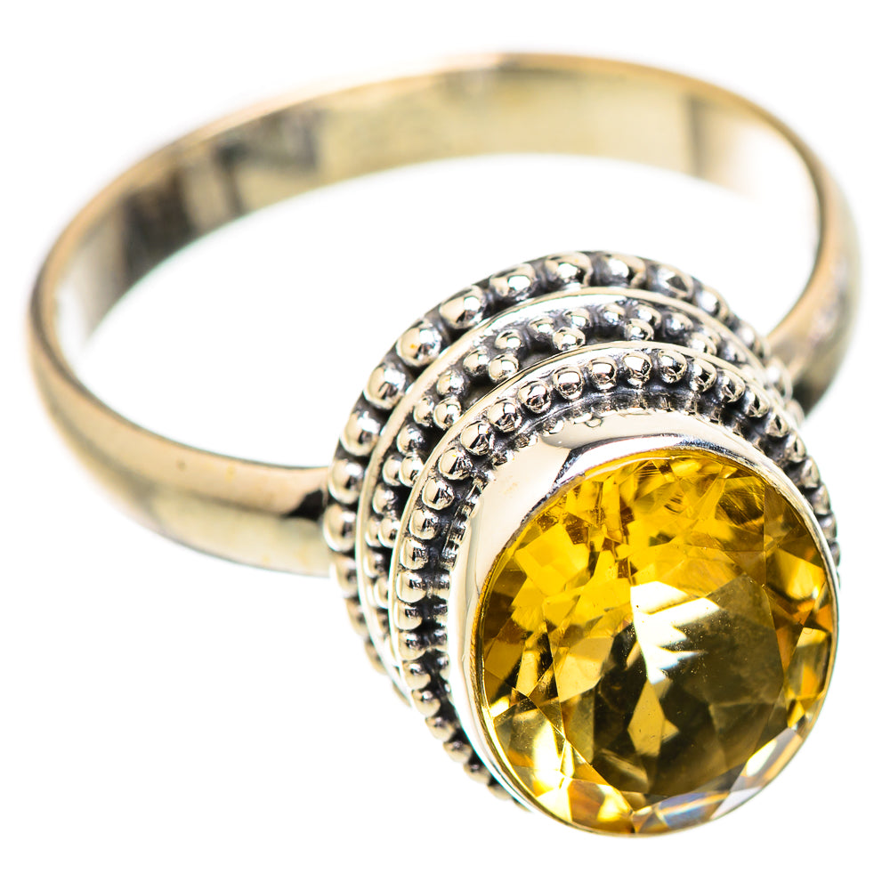 Citrine Rings handcrafted by Ana Silver Co - RING130639 - Photo 2