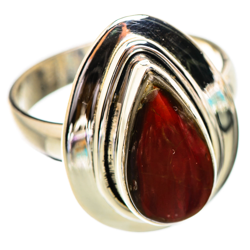 Ammolite Rings handcrafted by Ana Silver Co - RING130644 - Photo 2