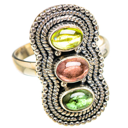 Tourmaline Rings handcrafted by Ana Silver Co - RING130651 - Photo 2