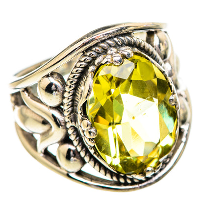 Lemon Quartz Rings handcrafted by Ana Silver Co - RING130655 - Photo 2