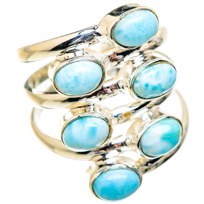 Larimar Rings handcrafted by Ana Silver Co - RING130661 - Photo 2