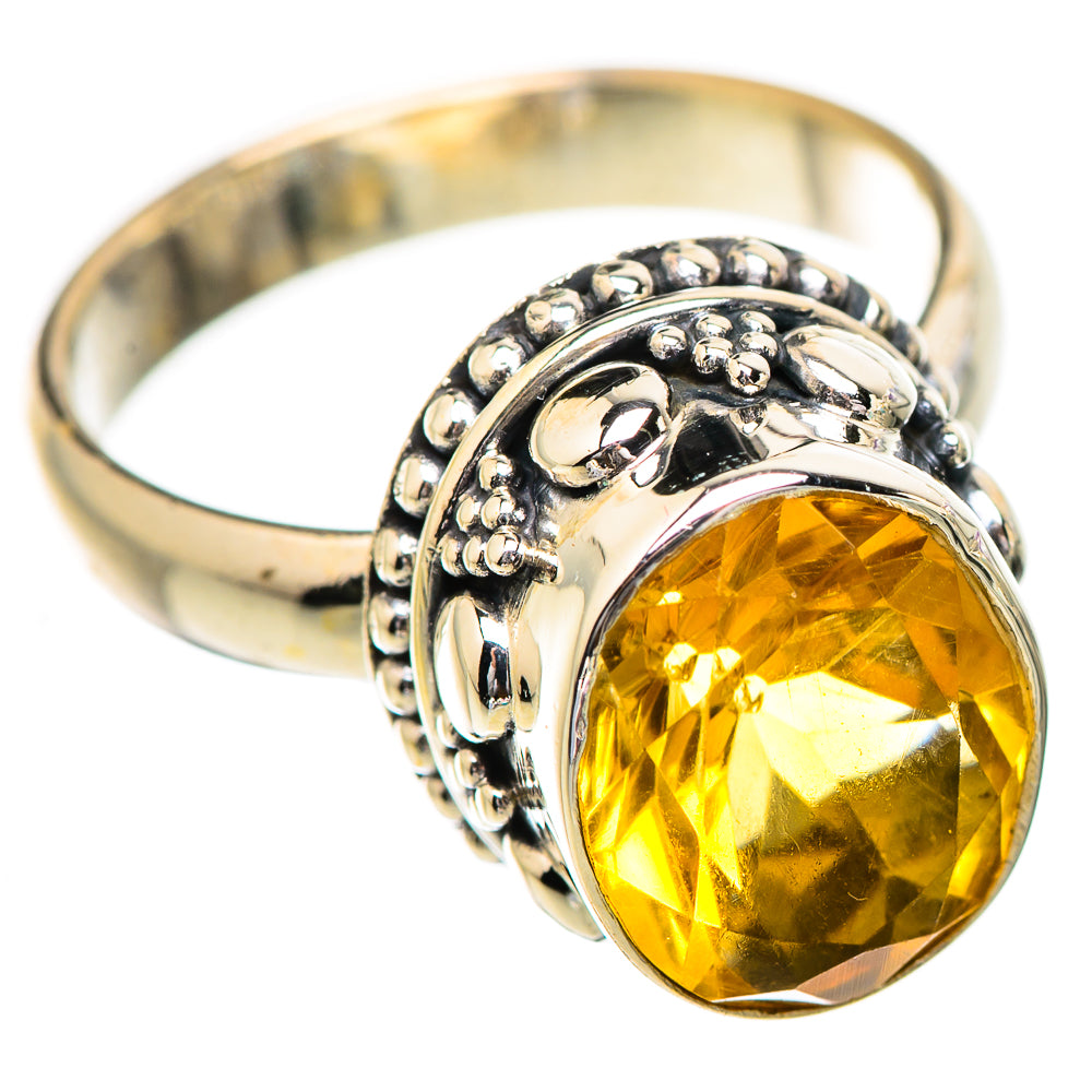 Citrine Rings handcrafted by Ana Silver Co - RING130670 - Photo 2