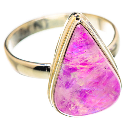 Pink Moonstone Rings handcrafted by Ana Silver Co - RING130672 - Photo 2