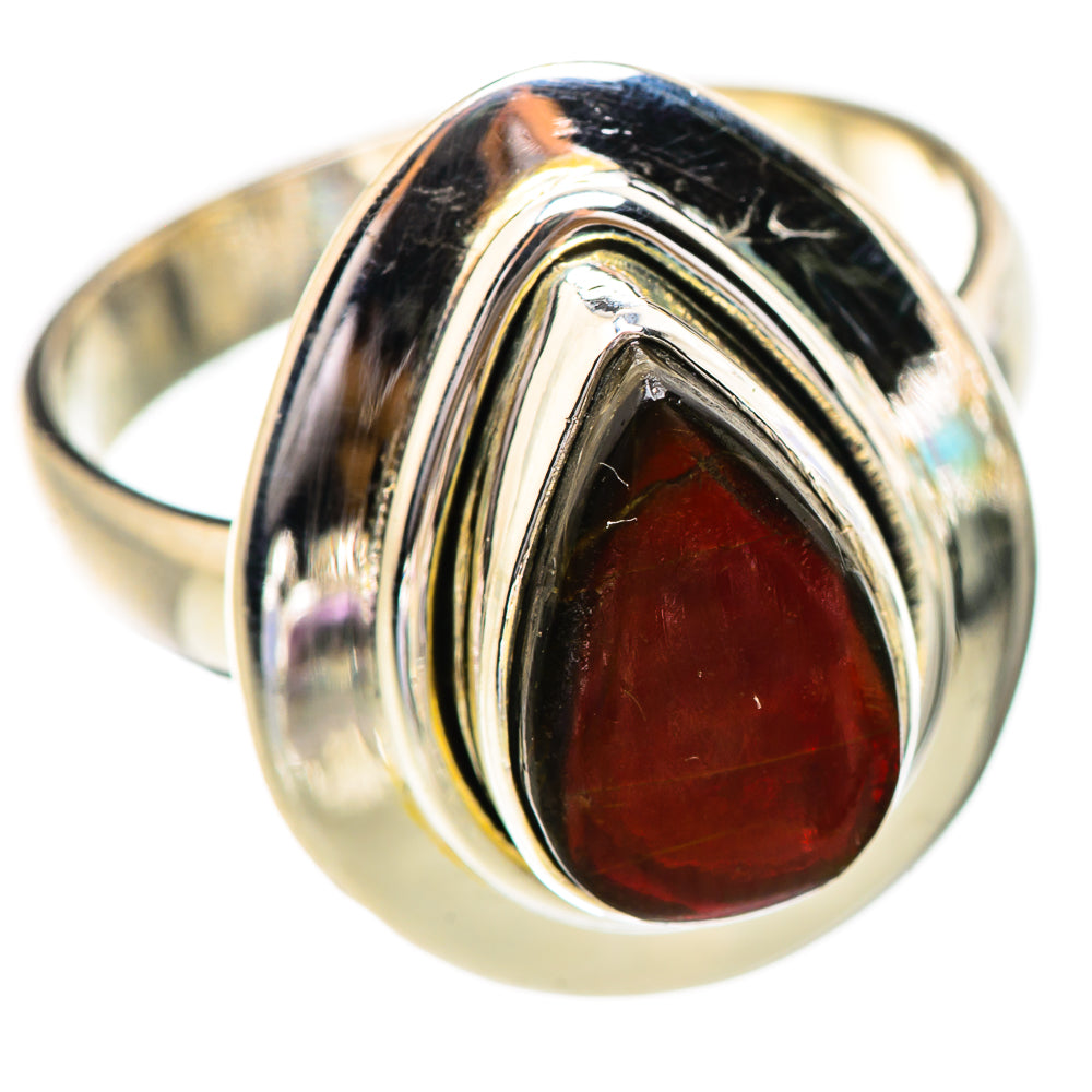 Ammolite Rings handcrafted by Ana Silver Co - RING130675 - Photo 2