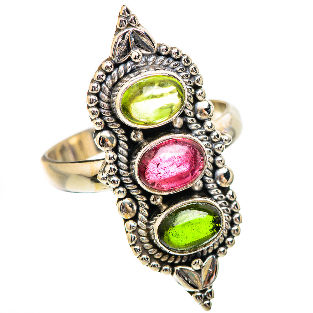 Tourmaline Rings handcrafted by Ana Silver Co - RING130680 - Photo 2