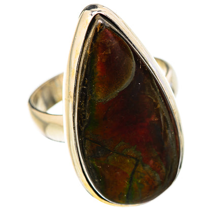 Ammolite Rings handcrafted by Ana Silver Co - RING130685 - Photo 2