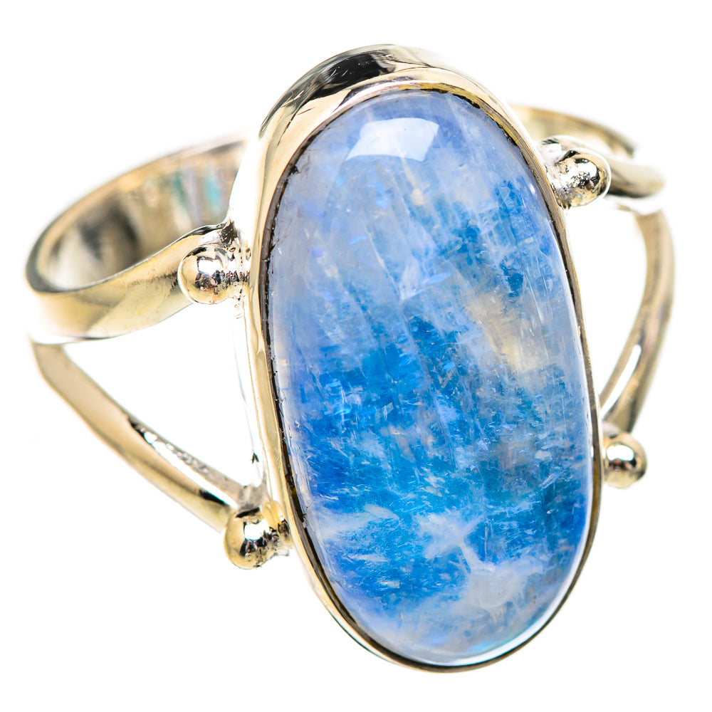 Rainbow Moonstone Rings handcrafted by Ana Silver Co - RING130694 - Photo 2