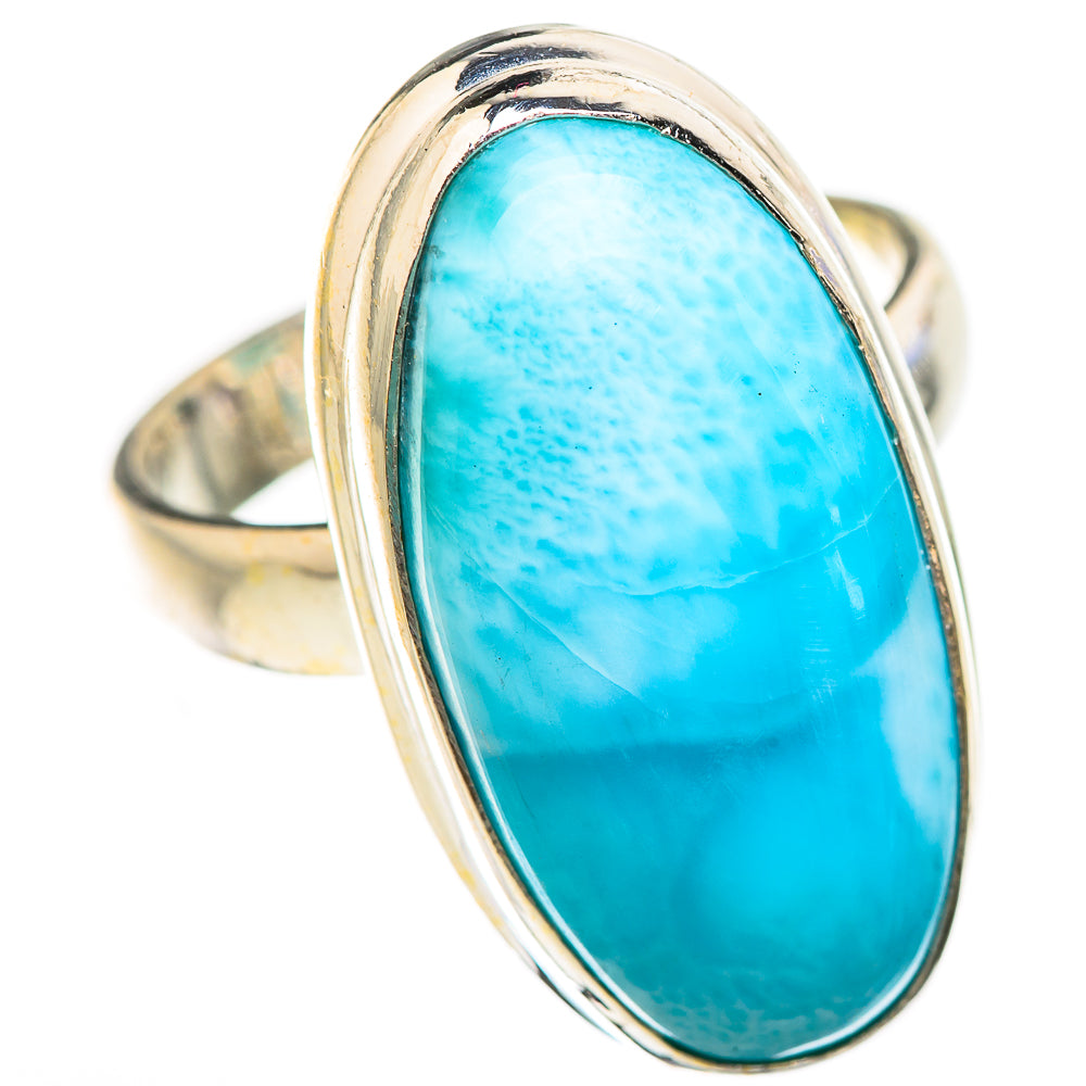 Larimar Rings handcrafted by Ana Silver Co - RING130697 - Photo 2