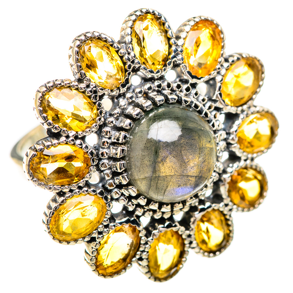 Labradorite Rings handcrafted by Ana Silver Co - RING130716 - Photo 2