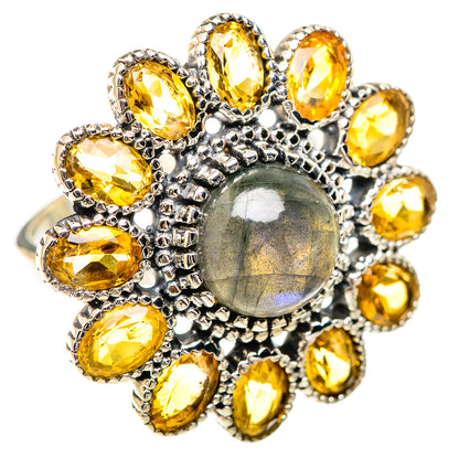 Labradorite Rings handcrafted by Ana Silver Co - RING130716 - Photo 2