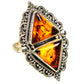 Baltic Amber Rings handcrafted by Ana Silver Co - RING130731 - Photo 2