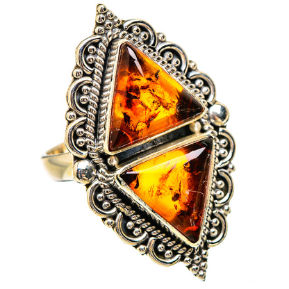 Baltic Amber Rings handcrafted by Ana Silver Co - RING130731 - Photo 2
