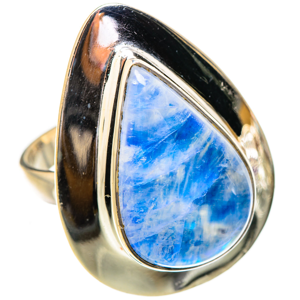 Rainbow Moonstone Rings handcrafted by Ana Silver Co - RING130748 - Photo 2